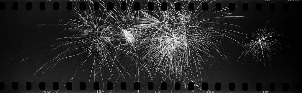 Fireworks on film